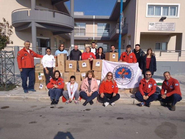 ΕΟΔ Λάρισας: Αποστολή ανθρωπιστικής βοήθειας στους πληγέντες της Μάνδρας Αττικής