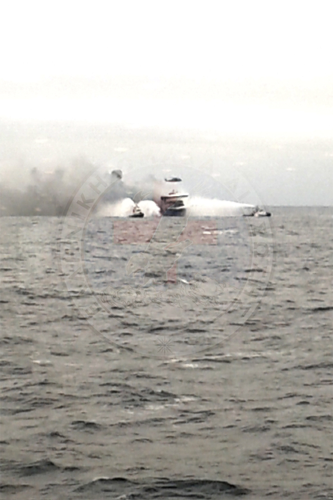 Φωτογραφίες και video του πλοίου Norman Atlantic ενώ φλέγεται