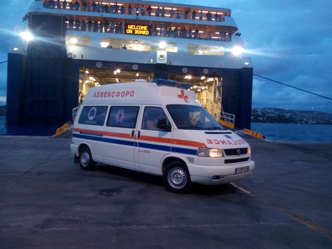 Συνεχίζεται η προσφορά της ΕΟΔ Δυτικών Κυκλάδων στην Πάρο με διακομιδές ασθενών και τραυματιών