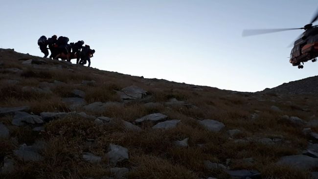 Ζωντανός απεγκλωβίστηκε χθες ο Τσέχος ορειβάτης στον Όλυμπο