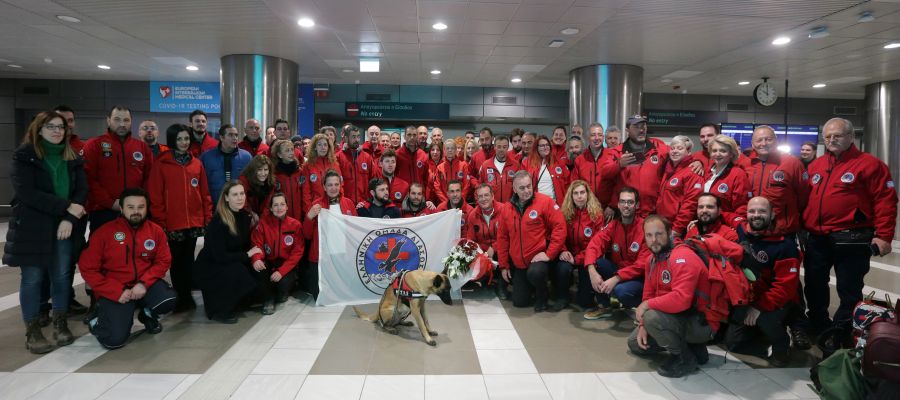 Η αποστολή της Ελληνικής Ομάδας Διάσωσης στην Τουρκία επέστρεψε στη Θεσσαλονίκη