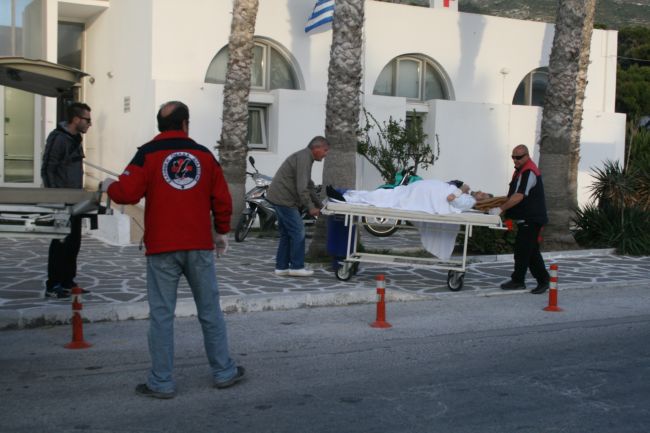 Four years of transportation of patients/injured by the volunteers of department of HRT in Cyclades, Paros