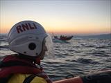 The British sea rescue organization RNLI starts a six-month training program at Lesvos HRT 