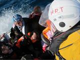 Refugees rescue operation conducted by HRT Lesvos